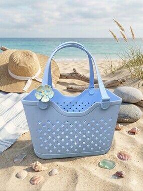 Essentials Eva Tote- Blue